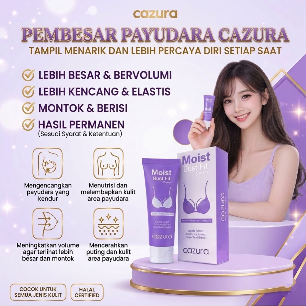 CAZURA pembesar payudara permanen original pembesar payudara100% ampuh