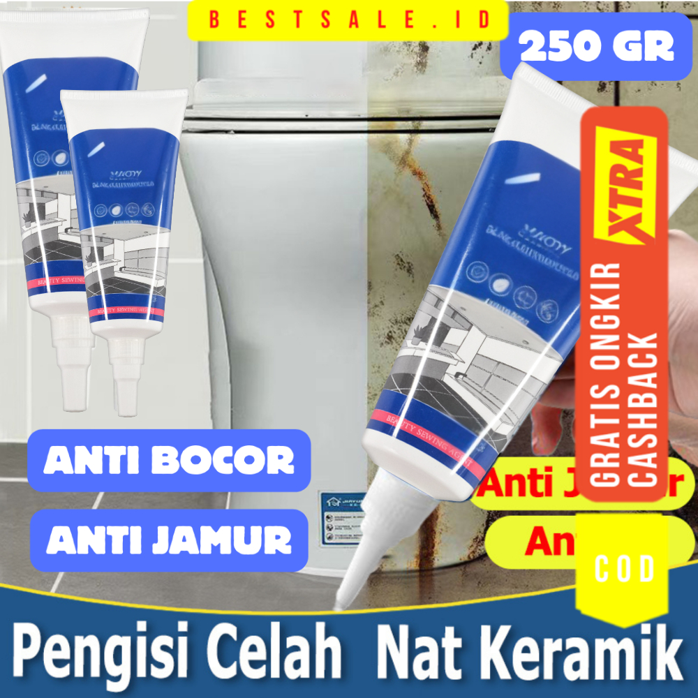 Lem Keramik 250gr Anti Bocor - Lem Nat Keramik Anti Jamur Lumut Bandel - Tile Reform Waterproof