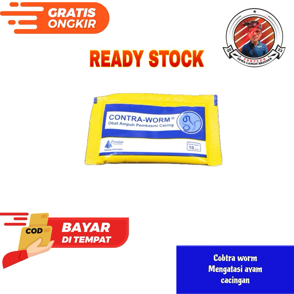 contra worm mengatasi ayam cacingan