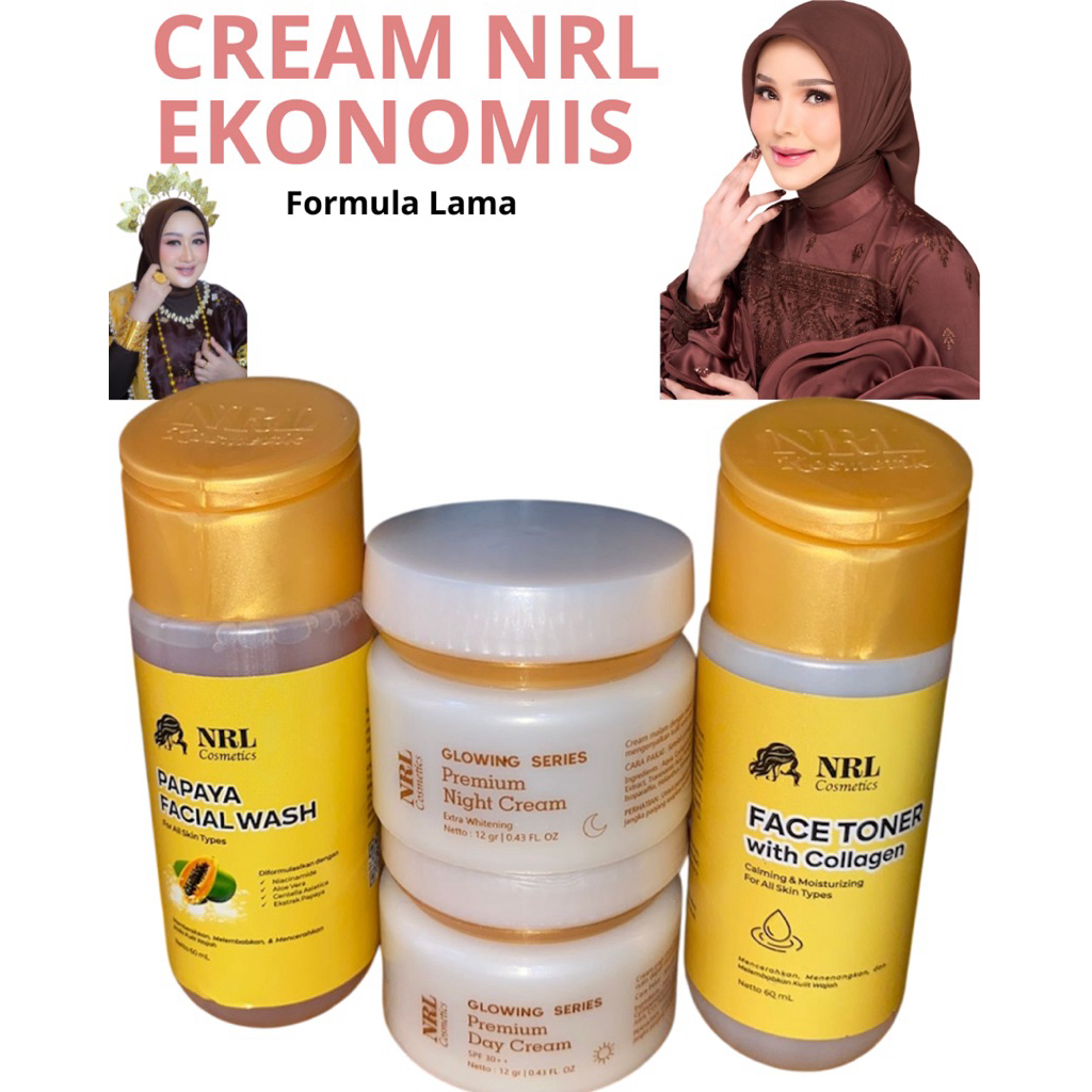 CREAM NRL ORIGINAL GLOWING, FLEK, ACNE SERIES (FORMULA LAMA)