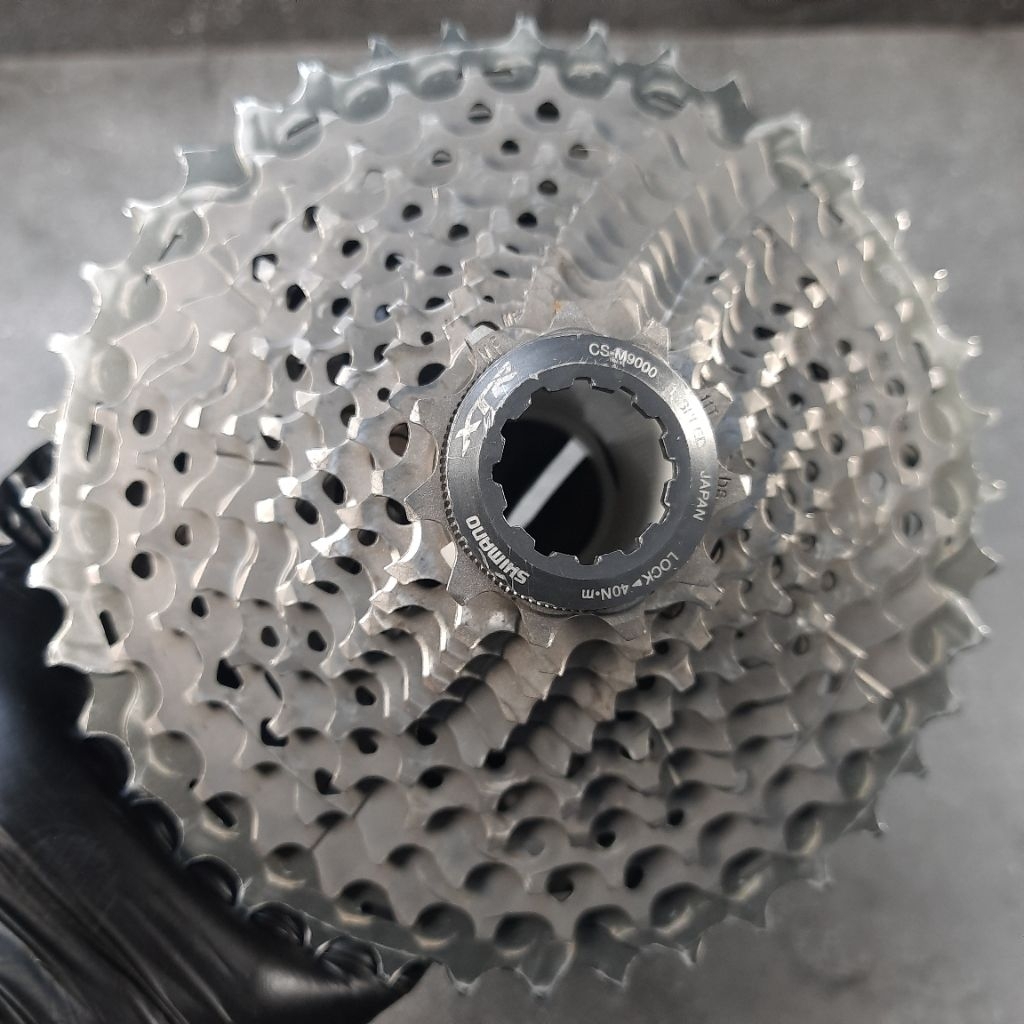 Sprocket Cassette Shimano XTR CS-M9000 11 speed  11-40T - Sproket Shimano XTR M9000 11 Speed 11-40T