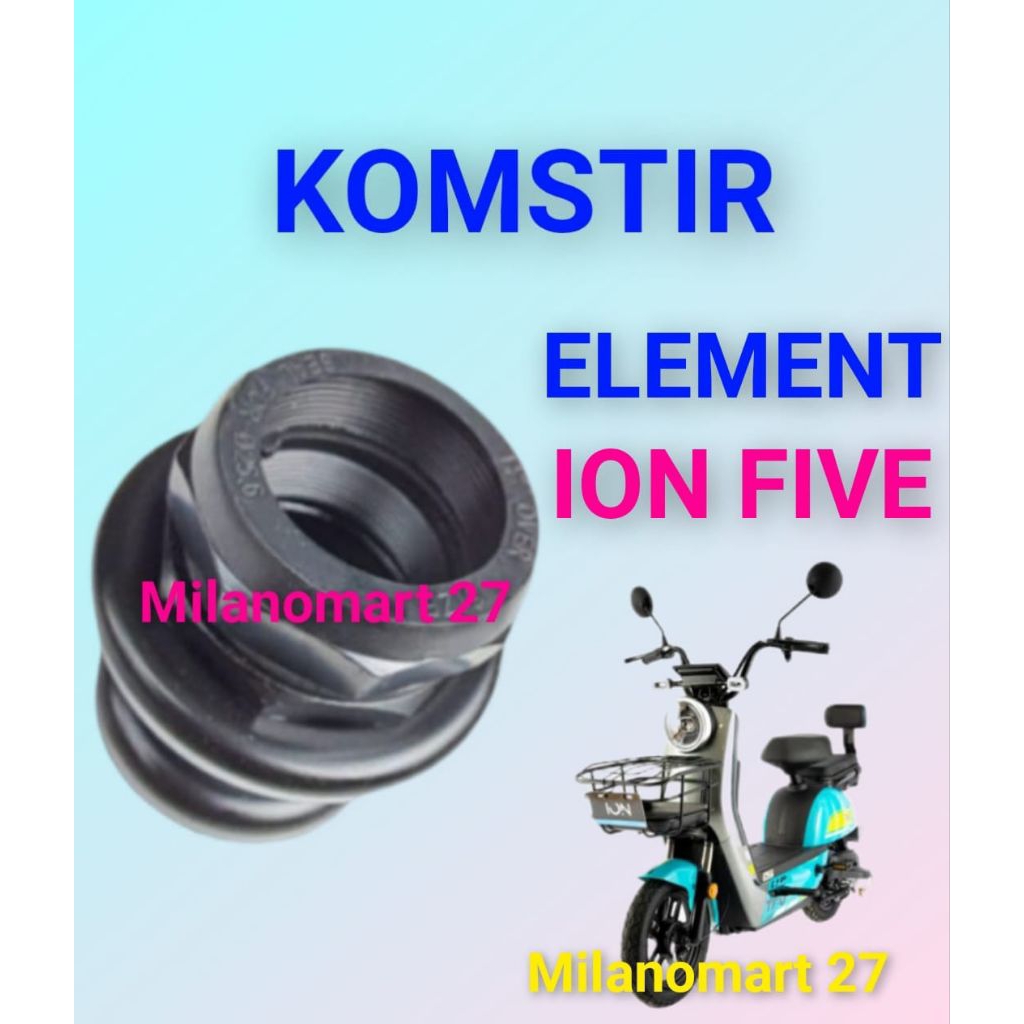 komstir sepeda listrik element ion five kones headset komfork sepeda listrik element ion five