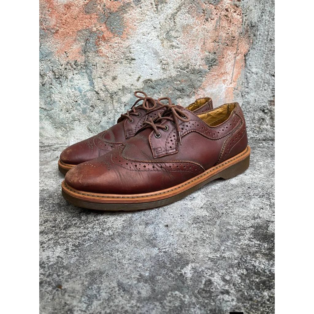 Sepatu Dr.Martens Oxblood Brogues size 42