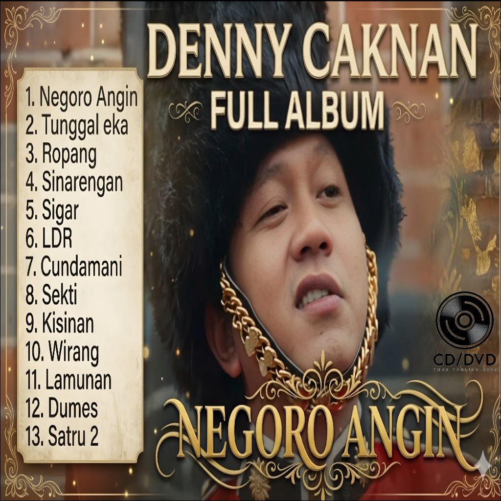 KASET CD LAGU DENNY CAKNAN FULL ALBUM NEGORO ANGIN - KASET LAGU JAWA TERBARU - KASET DVD DENNY CAKNA