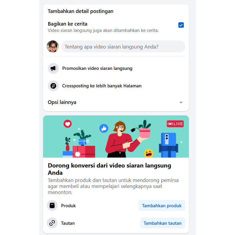 Fanspage Facebook Bisa Boost Ads Live & Tautkan Produk Shop | Cocok Bisnis Online
