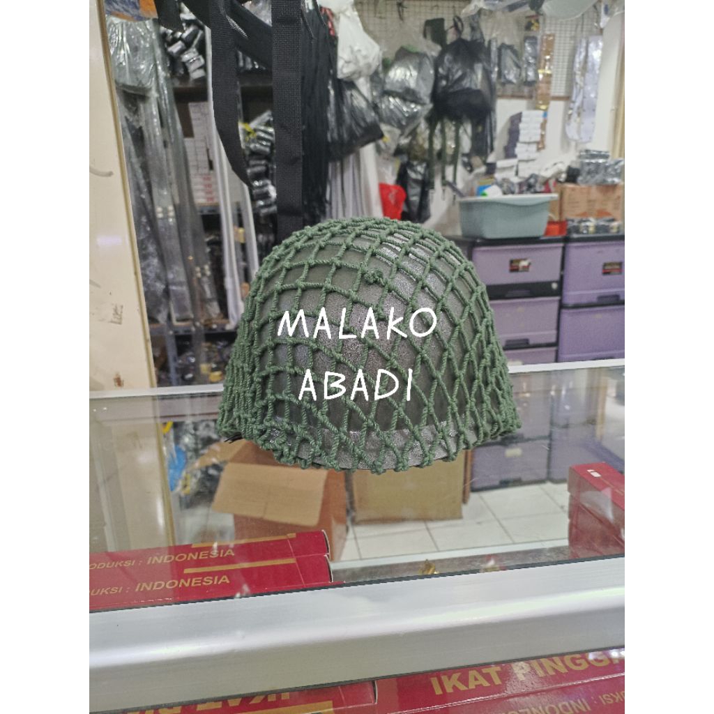 Helm pendidikan tni, helm hijau tni