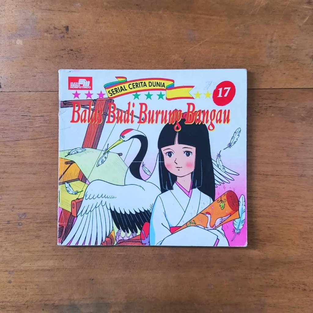 Buku Anak Serial Cerita Dunia Shogo Hirata Nomor 17 Balas Budi Burung Bangau Penerbit Elex Media Kom