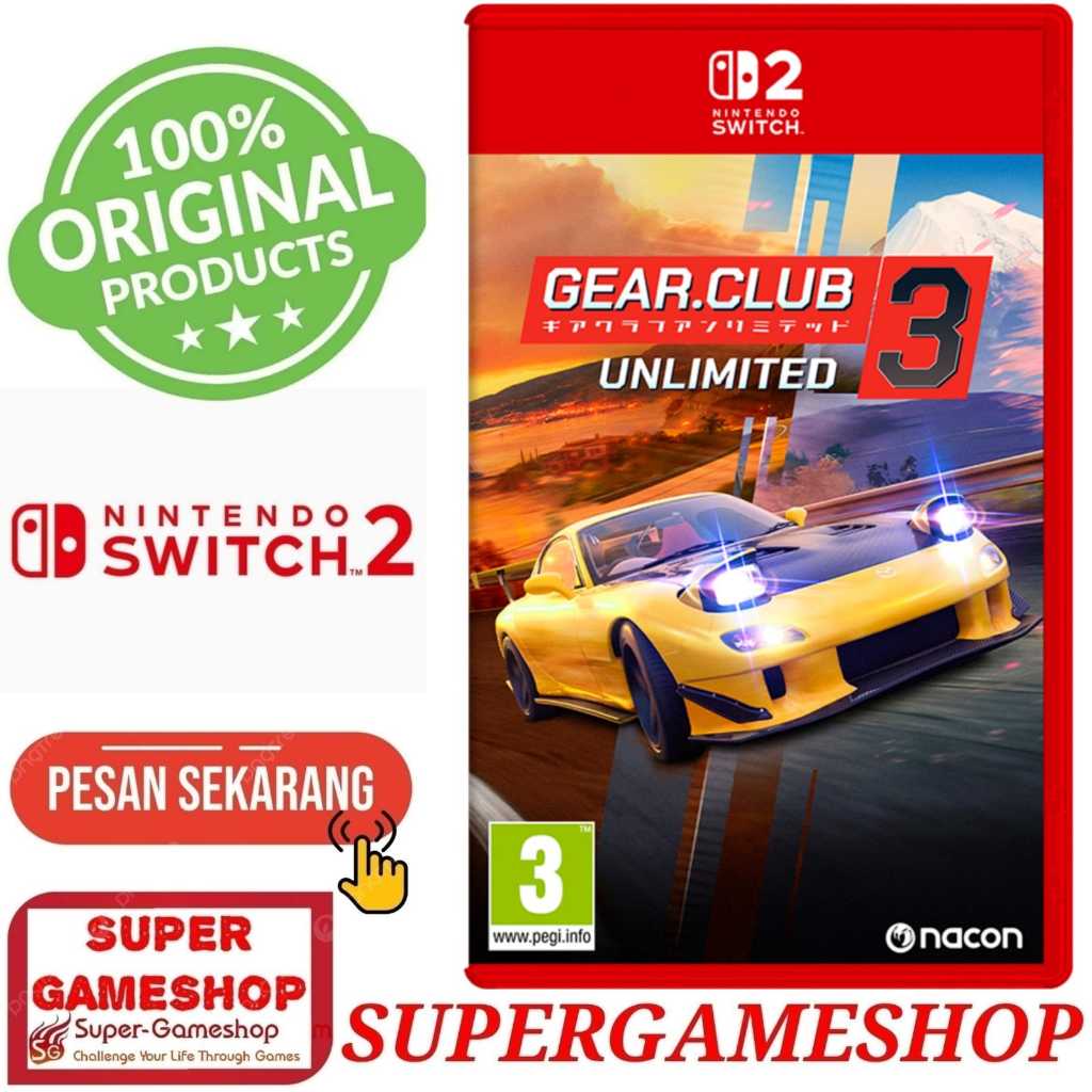 [Nintendo Switch 2] Gear Club Unlimited 3 Switch2 Gear Club Unlimited 3 SW2