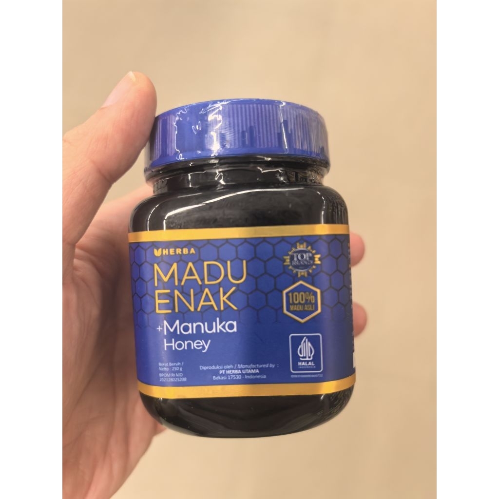 MADU ENAK MANUKA HONEY 250GR. MADU ASLI