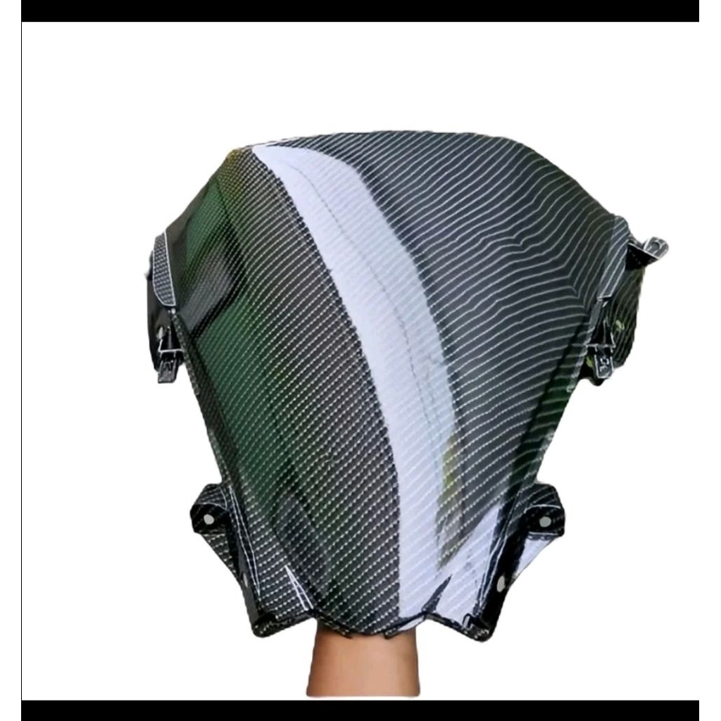 winshild dudukan visor pcx 150 carbon