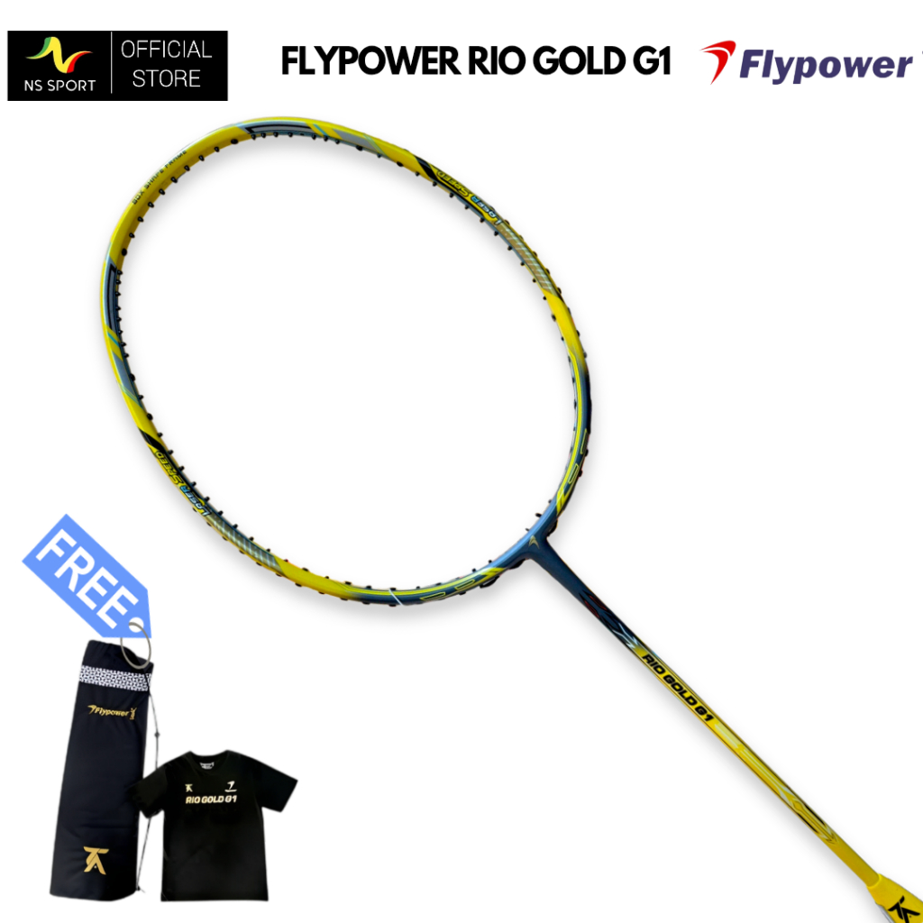 Raket Badminton Flypower Rio Gold G1
