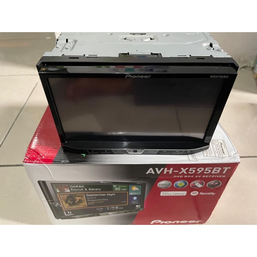 head unit pioneer avh x595bt