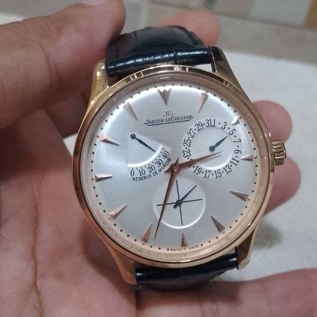 jam JLC Master Réserve de MarcheJaksel non original rose gold