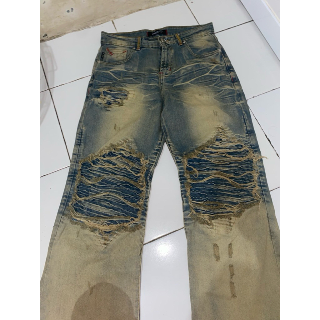 Denimitup H1 baggy tri biker second/bekas