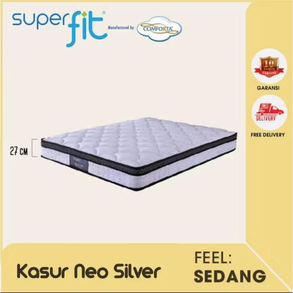 Superfit by Comforta Springbed Neo Silver