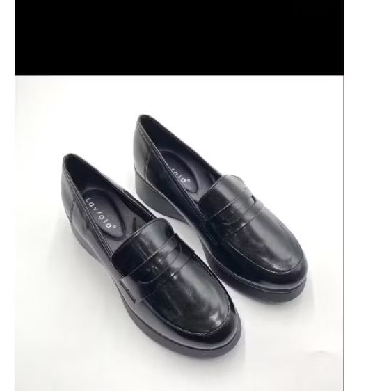 sepatu docmart wanita heels laviola