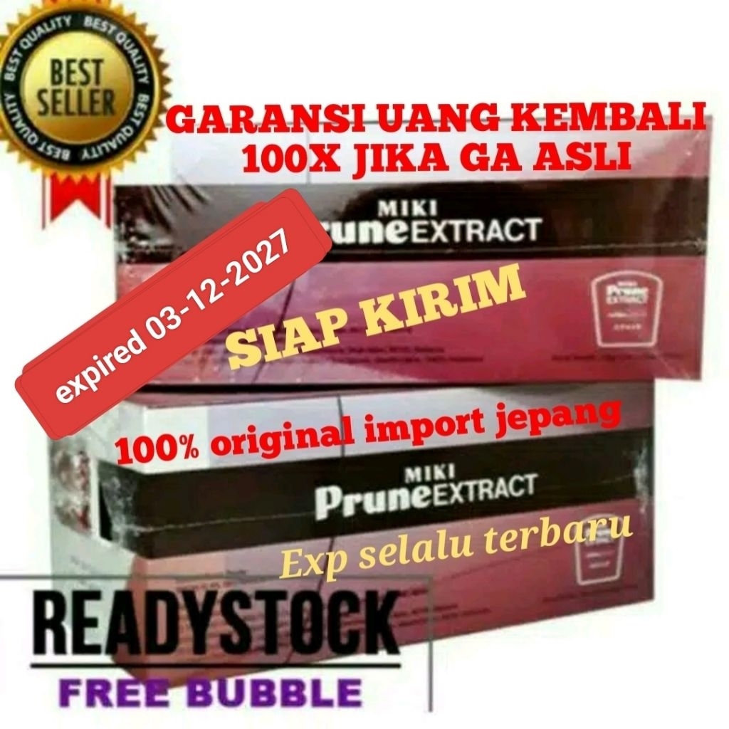 Miki prune extract stick isi 30 sachet