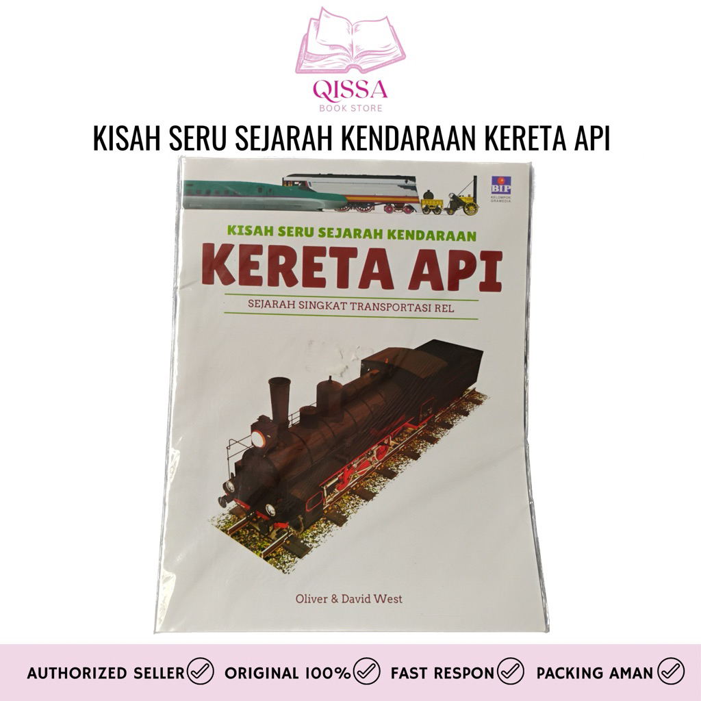 [ READY STOCK ] Seri Kisah Seru Sejarah Kendaraan: Kereta Api | Buku Sejarah Kereta Api untuk Anak |