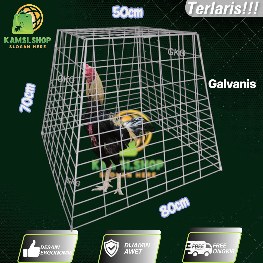 Kandang Ayam Model Piramida Lipat