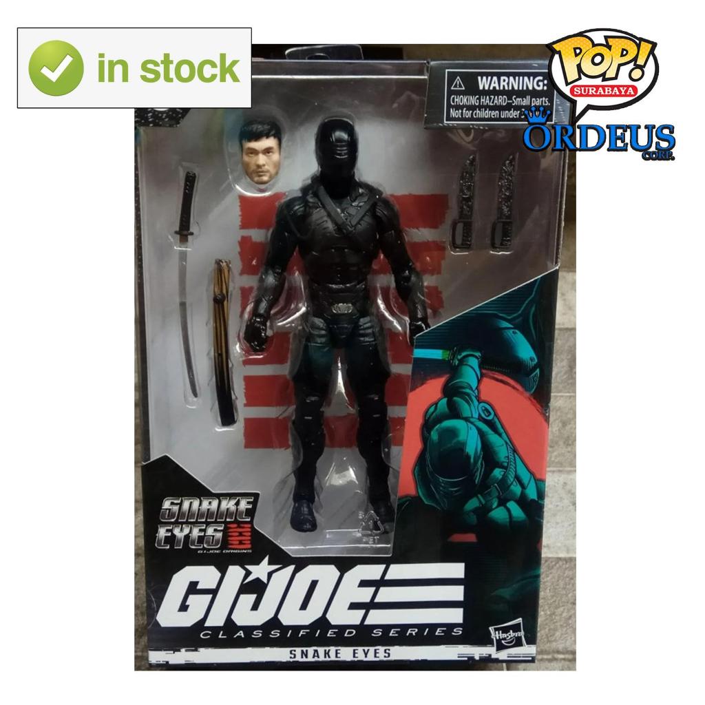 SNAKE EYES GI JOE CLASSIFIED MOVIE GI JOE ORIGINS HASBRO