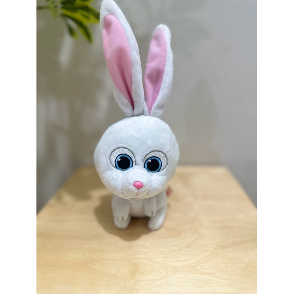 Boneka TY kelinci putih & - anjing The Pets