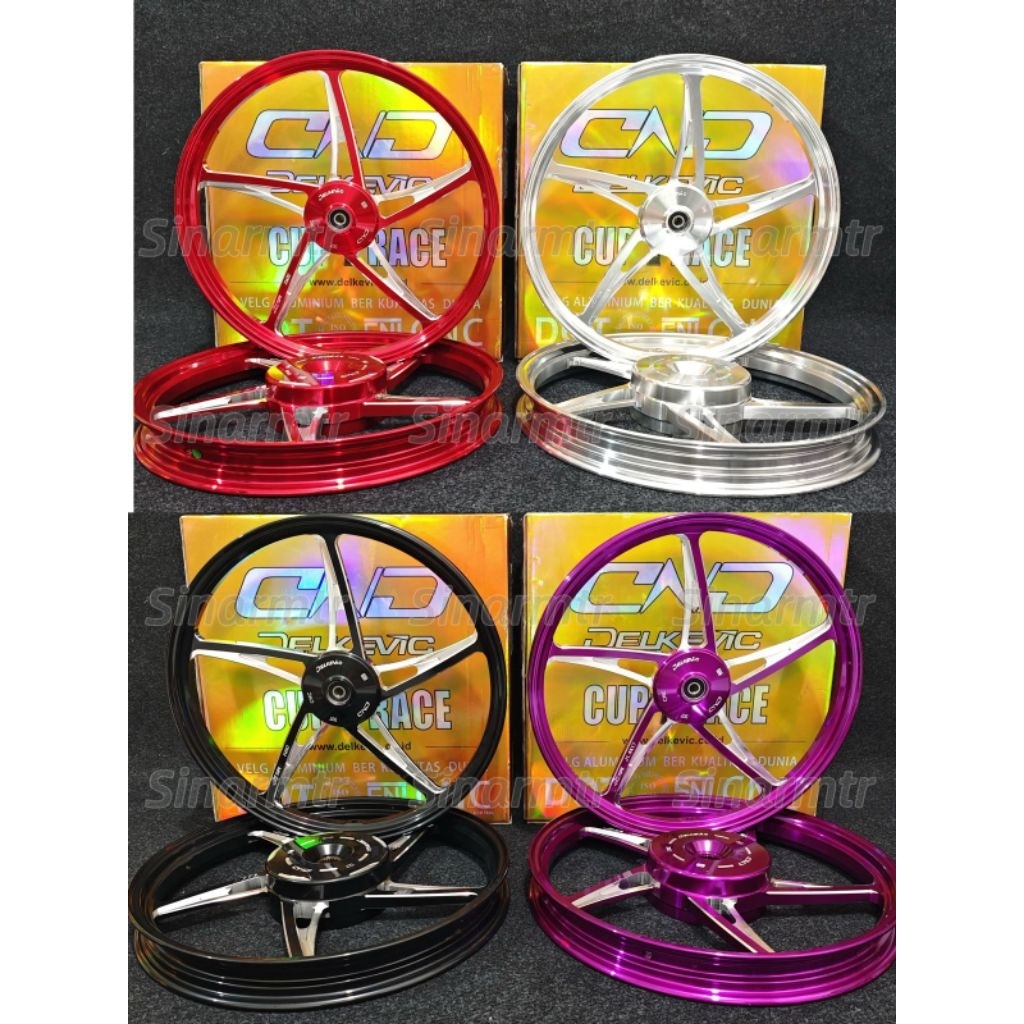 Delkevic Velg Racing Original KZR K-5R KSR Uk 140/17-160/17 Beat Vario 110 125 150  Scoooy Genio Spa
