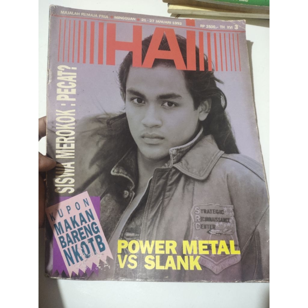 Majalah Hai Tahun 1992 Artikel SLANK F13 Power Metal Dan Grass Rock