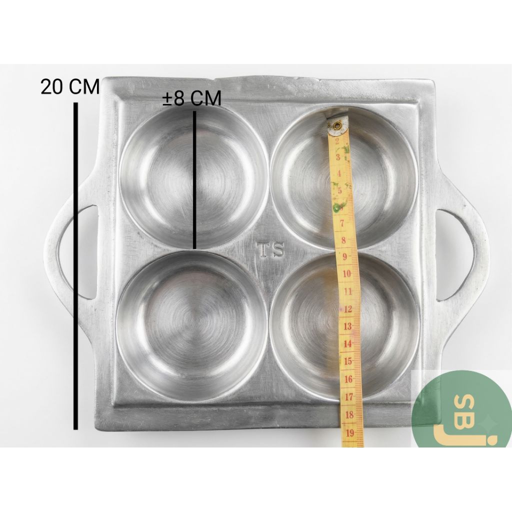 Cetakan cimin 4 Lubang Cetakan martabak Mini