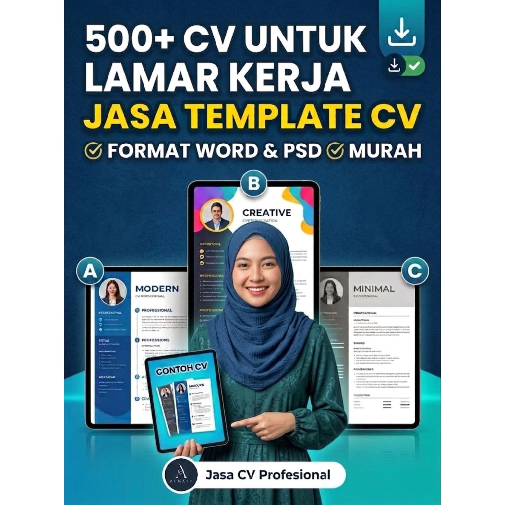 500+ Template CV Format PSD & Word