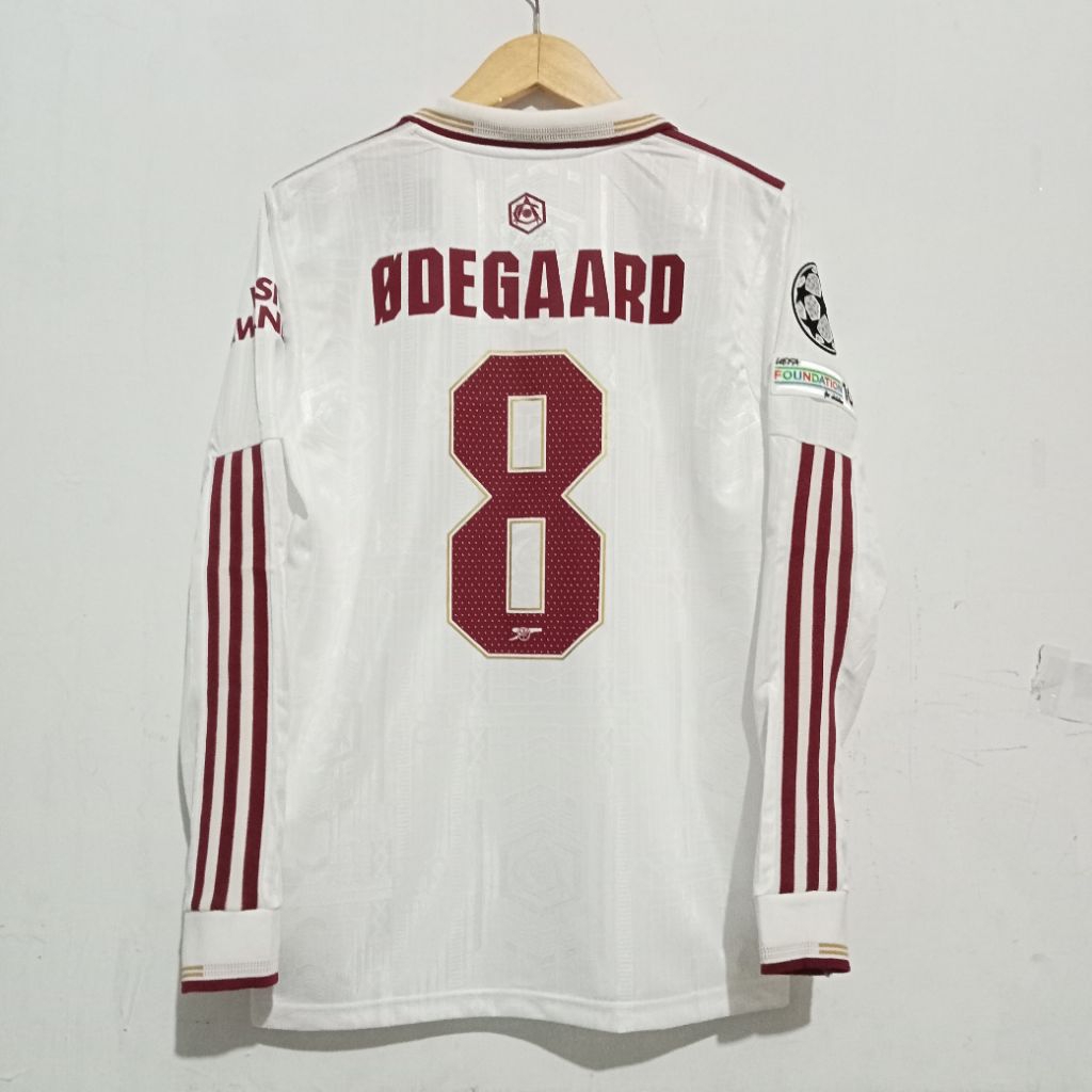 Jersey Player Issue Arsenal Third 2025/2026 Long Sleeve Nameset Odegaard