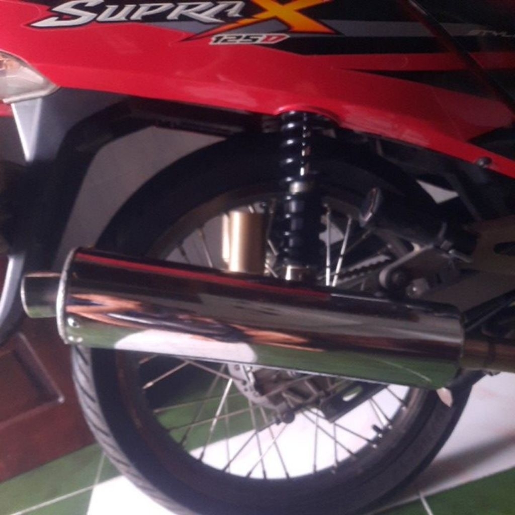 Silincer knalpot supra X 125 original bobokan bedel Rapi