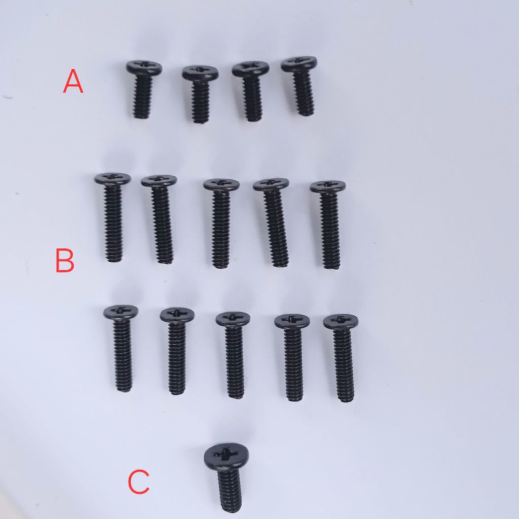 [Baru] Baut Asus ROG Zephyrus G14 GA401 GA401UI GA401QH GA401QM GA401QE GA401QEC Sekrup casing bawah