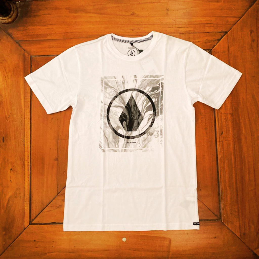 Volcom Kaos Pria MSF Marblox White