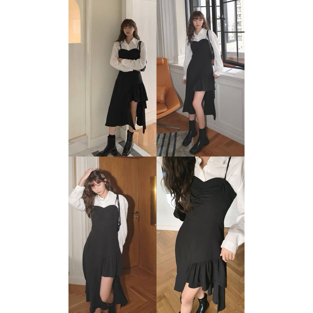 DRESS OL SET KAWAII GOTHIC JEPANG KONSER COSPLAY HARAJUKU KOREANSTYLE BKK VINTAGE