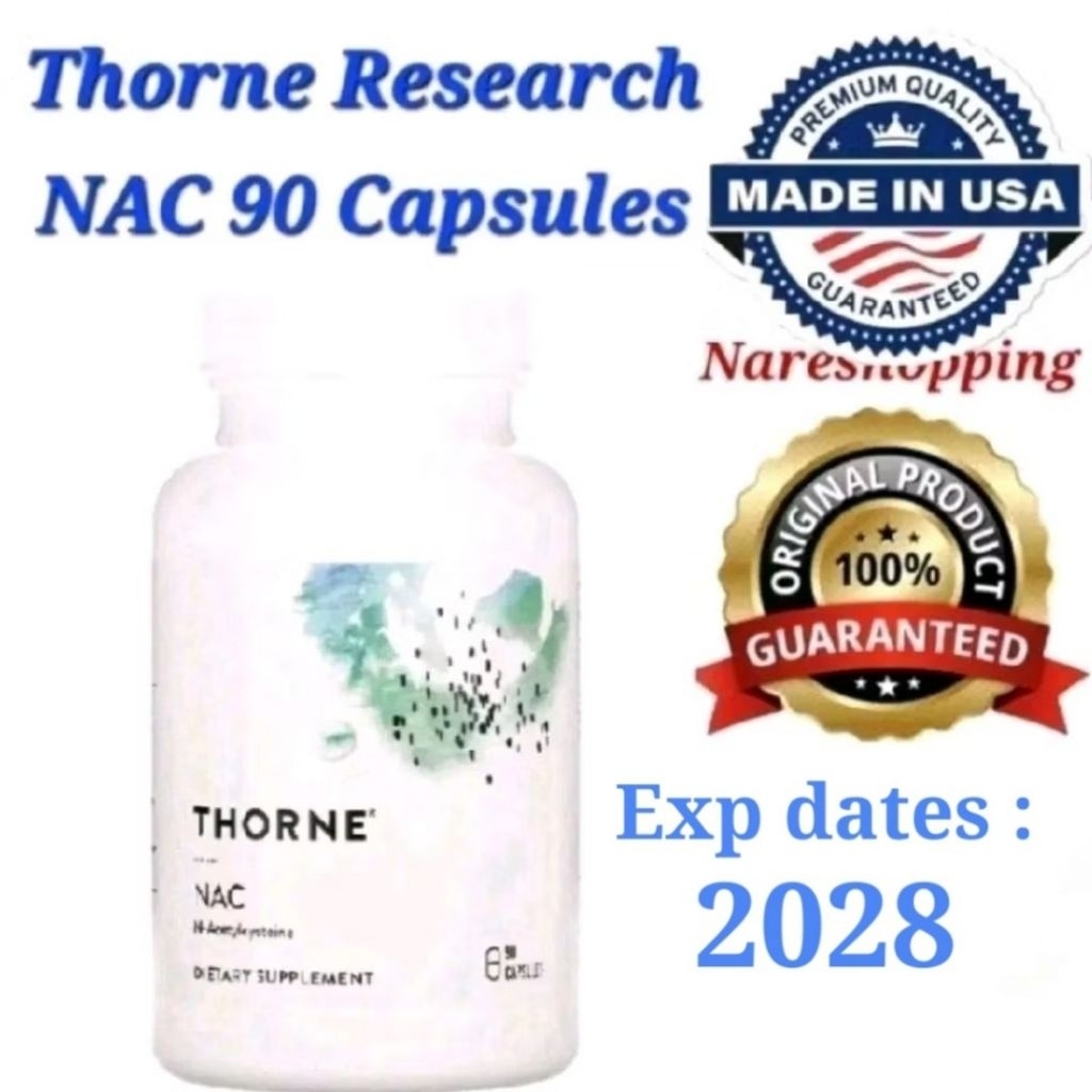 3Nare TH Thorn Research USA NAC, 90 Capsules Liver, Detox Respirator