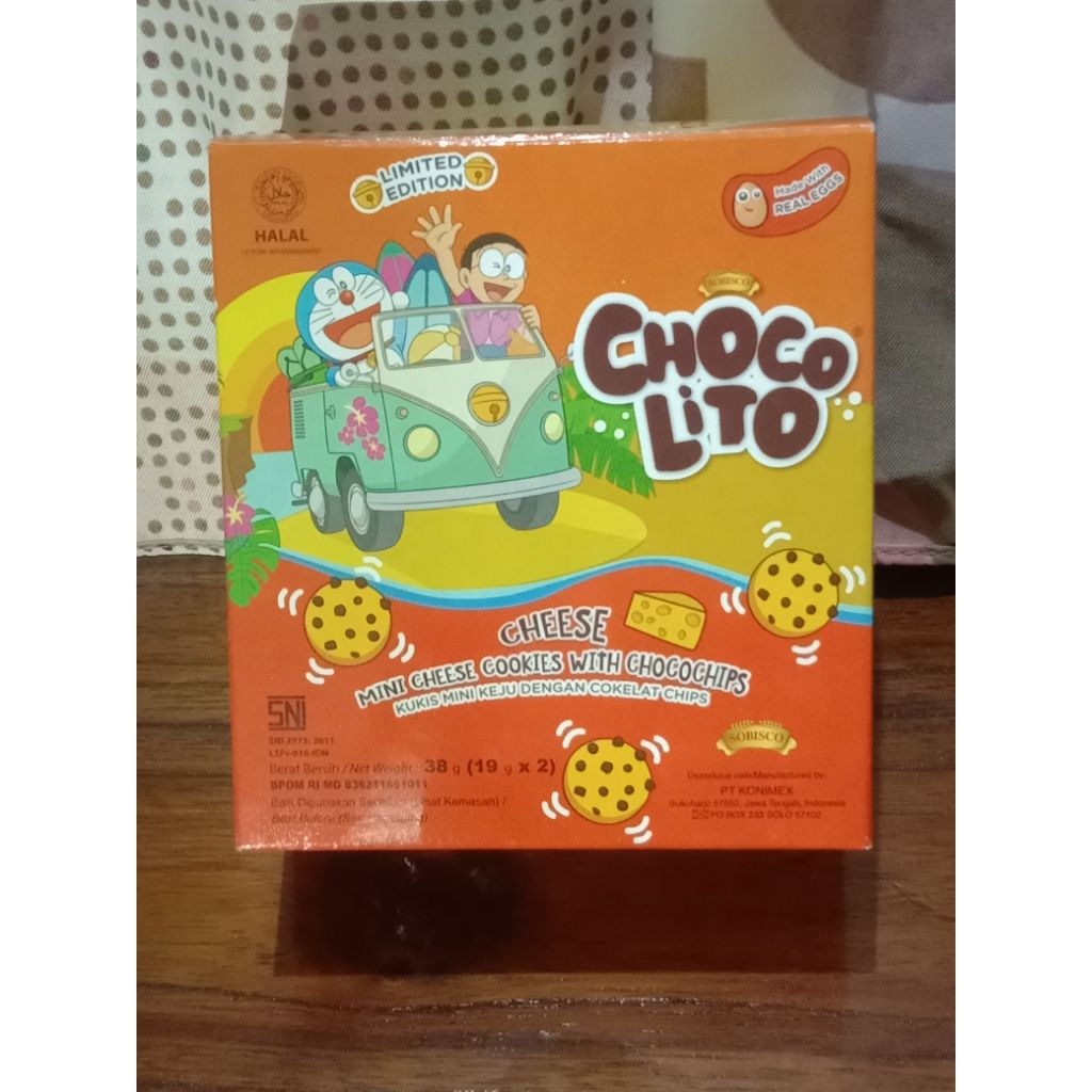 Choco lito limited edition sepesial Doraemon gratis stiker/kartu