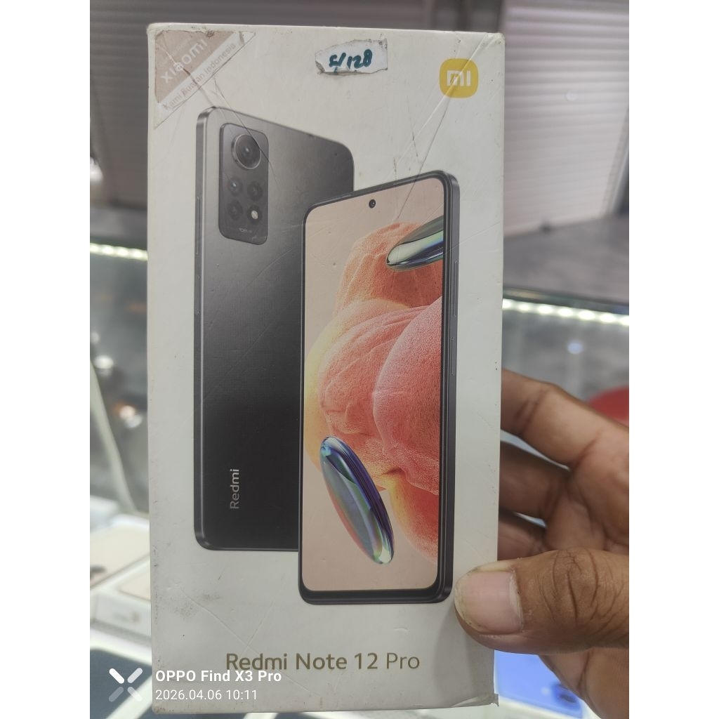 Hp Redmi note 12pro 6/128 second original