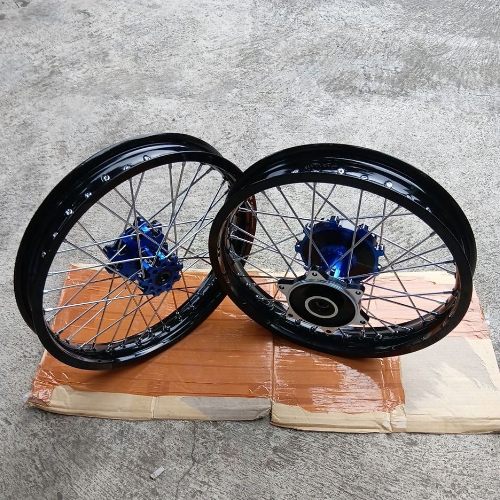 velg set surex CRF150 ukuran 185/215-17 tanpa ban