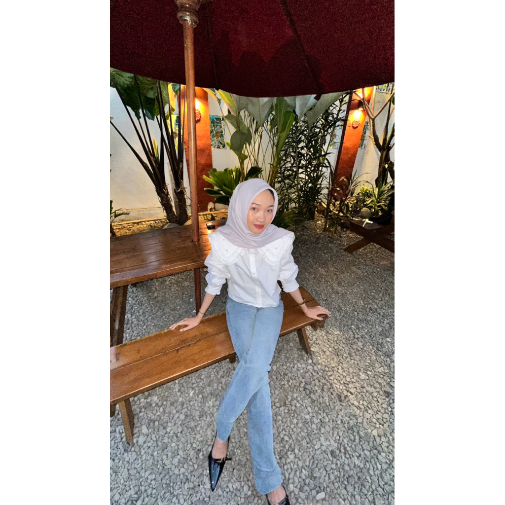 PRELOVED KEMEJA COLORBOX PUTIH