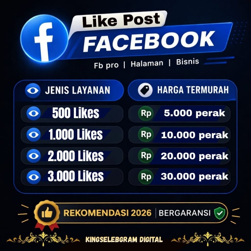 Like Facebook Indonesia Terpercaya Permanen