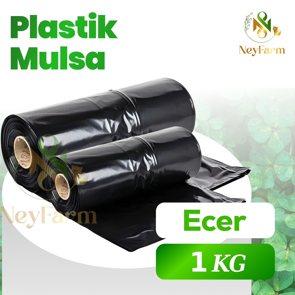 Plastik Mulsa Hitam Perak Plastik Packing Meteran