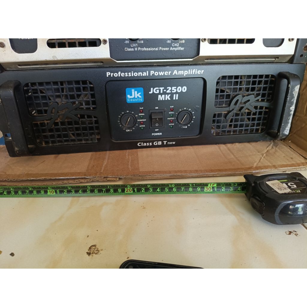 POWER AMPLI JK JGT -2500 MKII BEKAS NORMAL