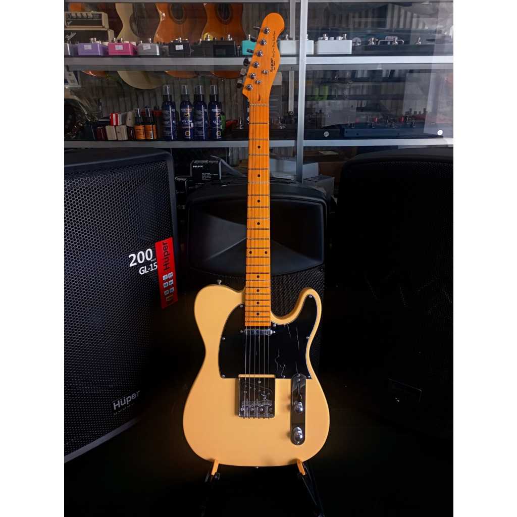 SQOE SETL250 with Maple FB yellow