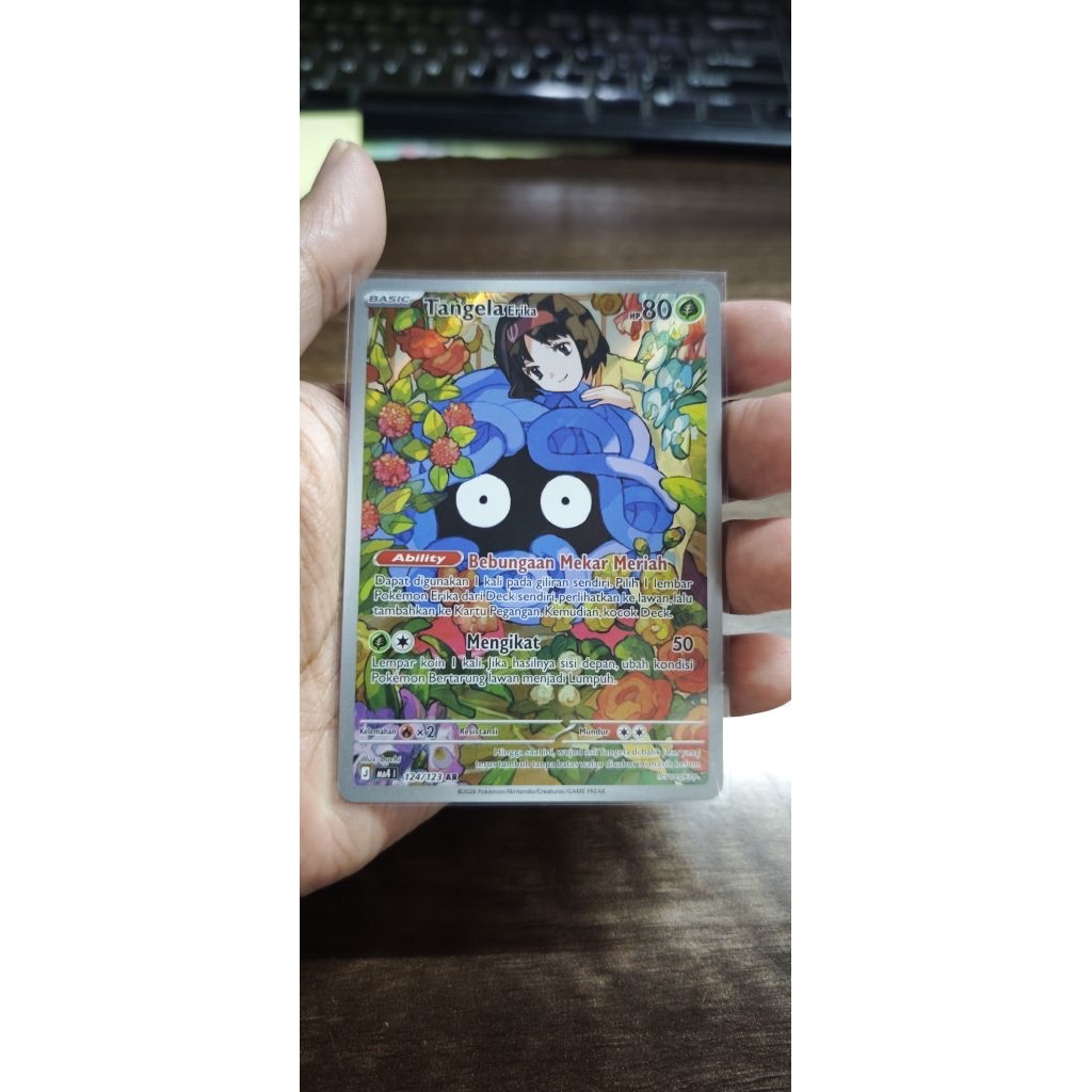 Kartu Pokemon Indonesia Tangela Erika AR