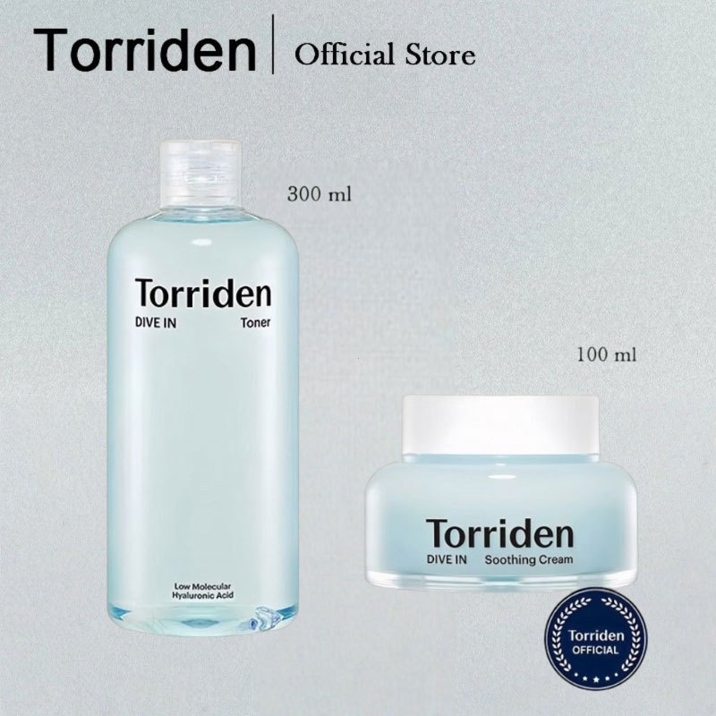 Torriden DIVE IN Toner Low Molecular Hyaluronic Acid TORRIDEN DIVE IN Soothing Cream