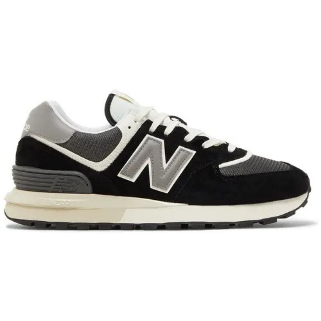 Sepatu Sneakers NB 574 Legacy Black Marblehead