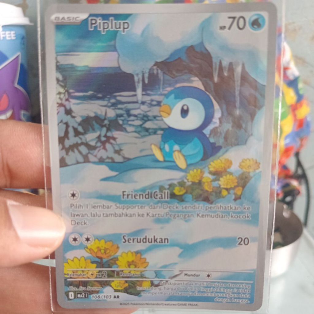 Piplup AR Pokemoncard