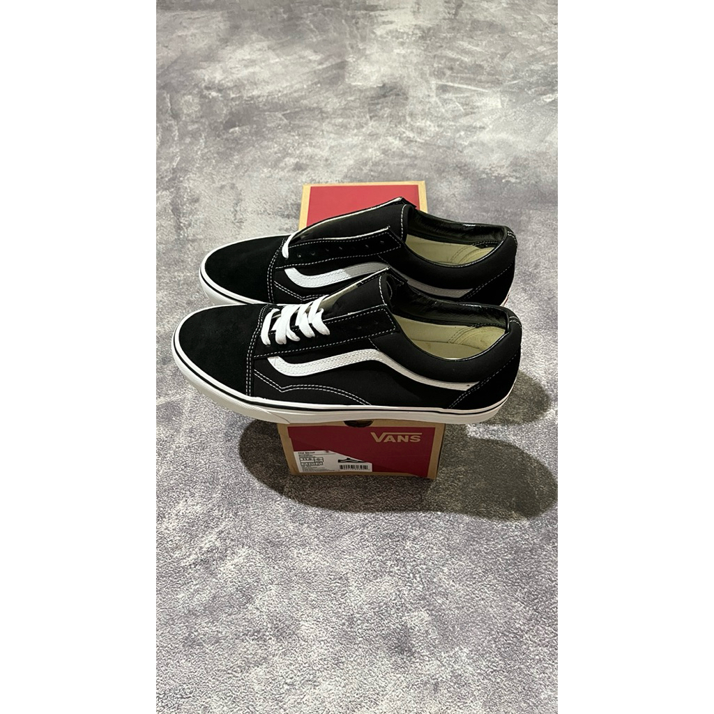 Vans Old Skool Black White BNIB Original Resmi