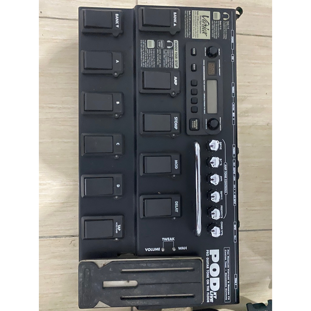 Efek gitar POD Line6 XT live