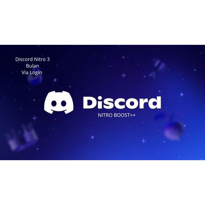 Discord Nitro Bost2 3 Bulan Via Login Termurah Full Garansi